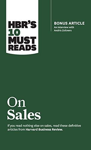 HBR's 10 Must Reads on Sales cover